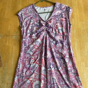 Title Nine Diamalete Cap Sleeve Athletic Mini Dress in size Medium